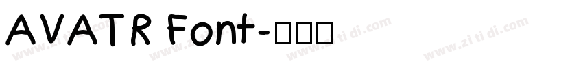 AVATR Font字体转换